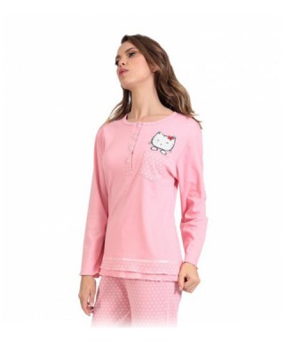 Πυτζάμα Γυναικεία Ιντερλοκ Αρκουδάκι