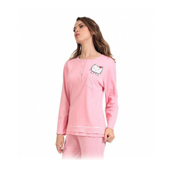 Πυτζάμα Γυναικεία Ιντερλοκ Αρκουδάκι