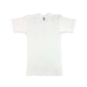 Φανελάκι Κοντό Μανίκι Λευκό 100% Βαμβακερό