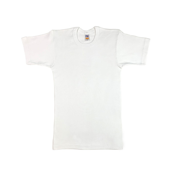 Φανελάκι Κοντό Μανίκι Λευκό 100% Βαμβακερό