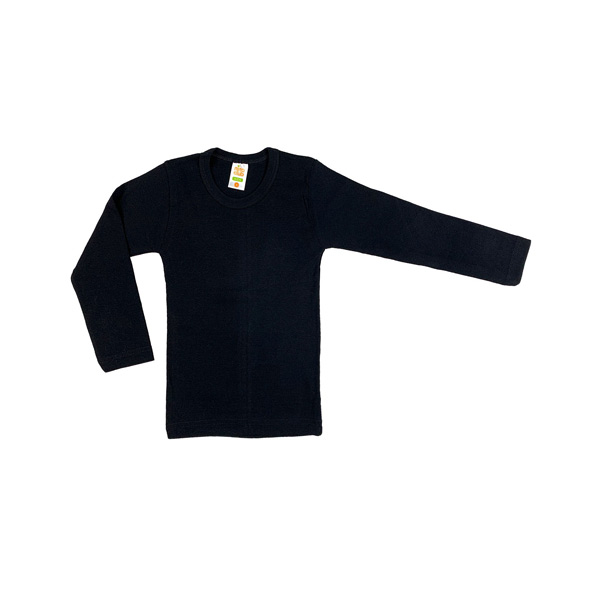 Φανελάκι Μακρύ Μανίκι Μαύρο 100% Βαμβακερό