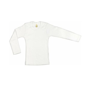 Φανελάκι Μακρύ Μανίκι Λευκό 100% Βαμβακερό
