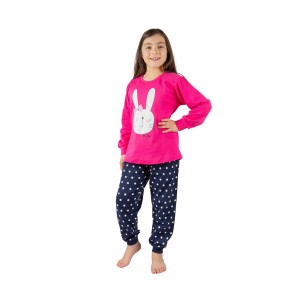 Πυτζάμα Παιδική πουά 100% ΒΑΜΒΑΚΕΡΗ