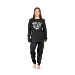 Πυτζάμα Εφηβική καρδιά 100% βαμβακερή